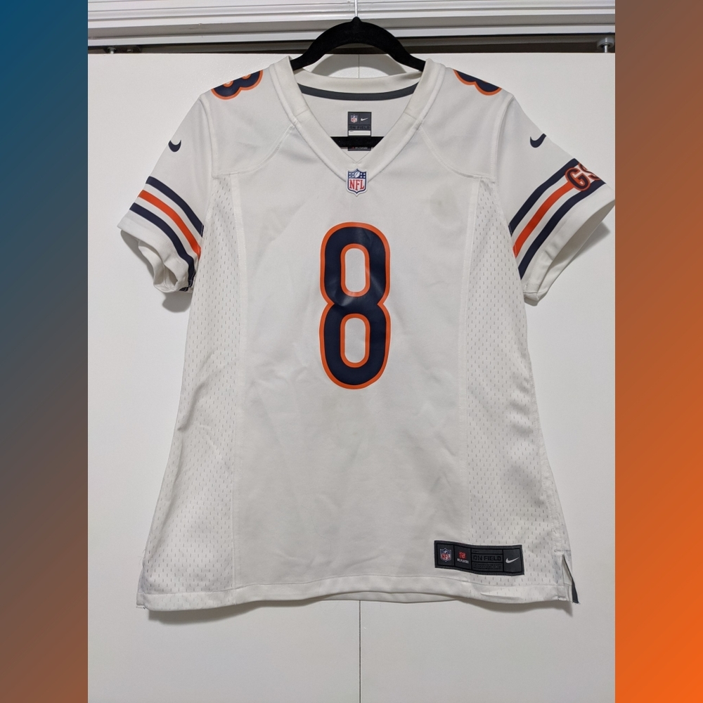 Chicago Bears White Replica Game Jersey